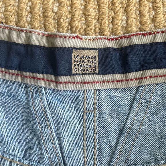 MARITHE FRANCOIS GIRBAUD Jean Shorts Blue Cotton Denim Jorts Men’s SZ 42 - Picture 10 of 16